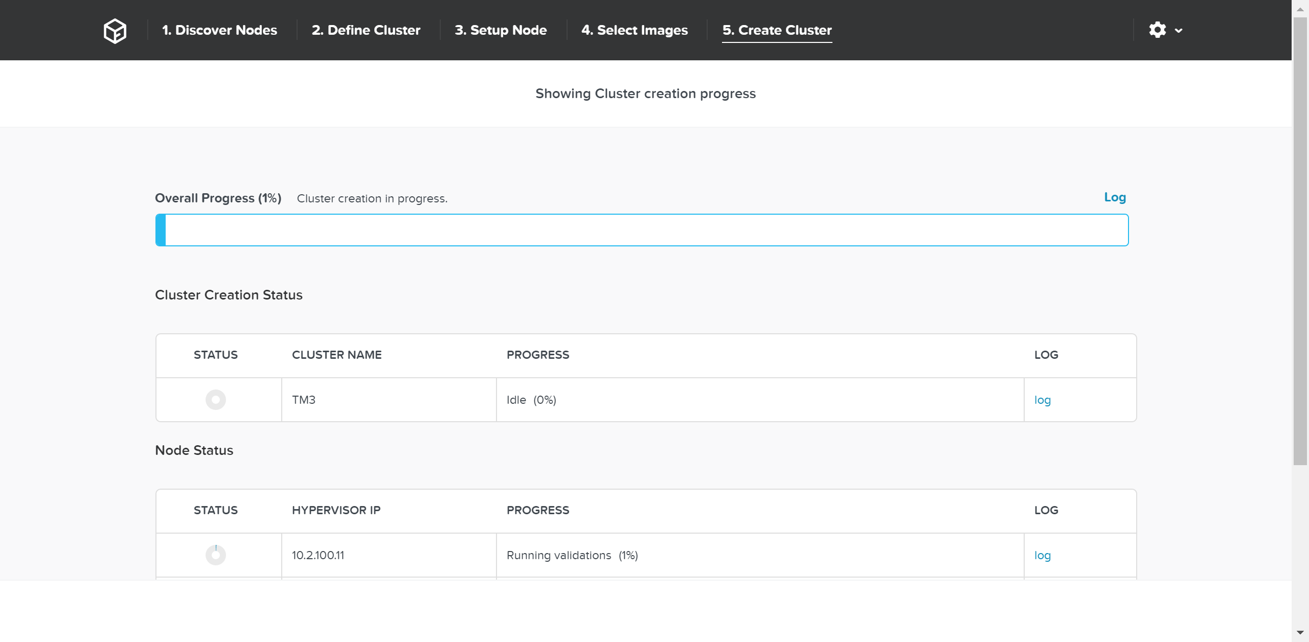 Foundation - Cluster Creation Process