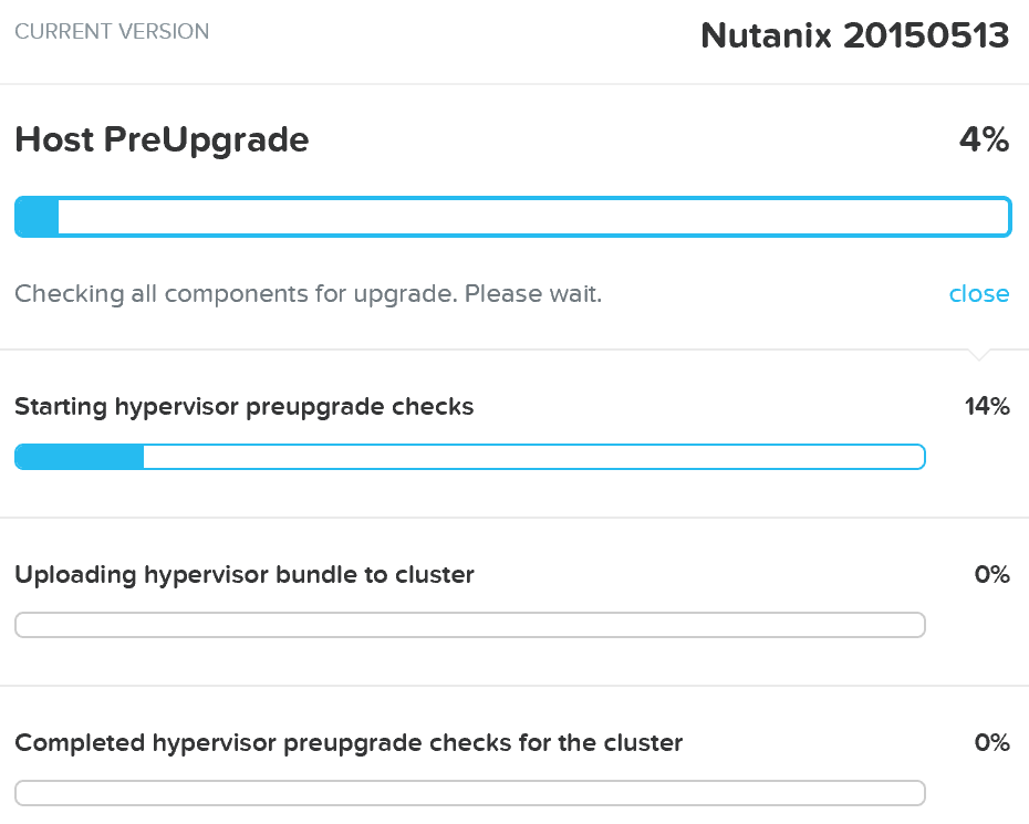Upgrade Hypervisor - Pre-upgrade Checks