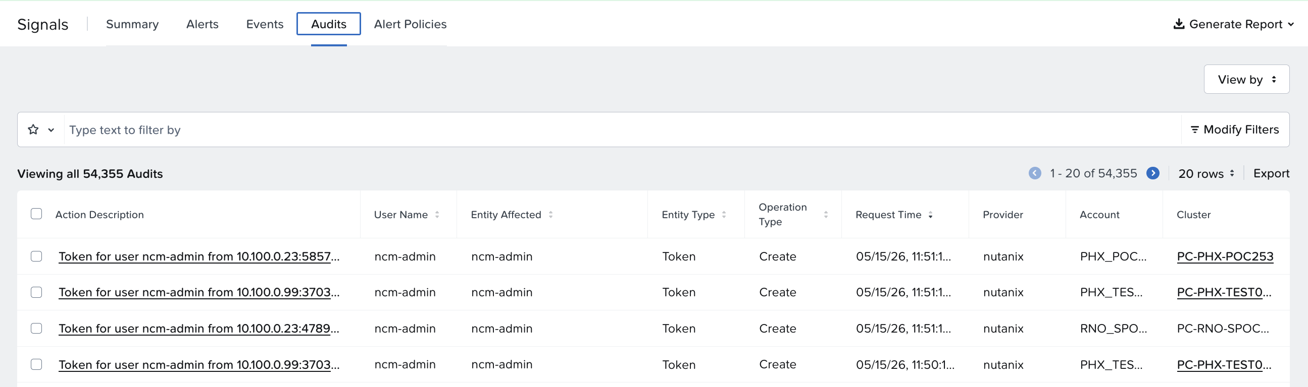 NCM Intelligent Operations Audits NCM Intelligent Operations Audits