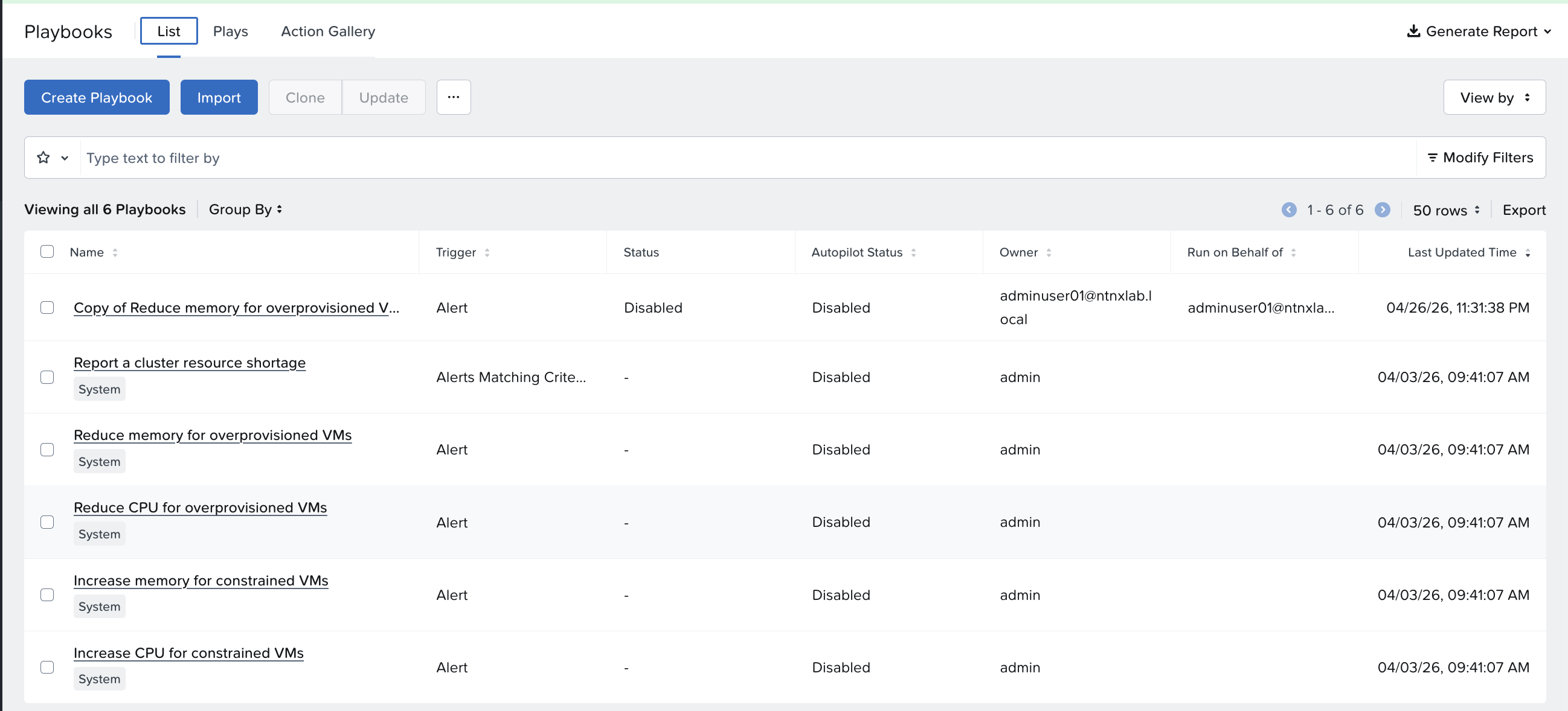 NCM Intelligent Operations Playbooks NCM Intelligent Operations Playbooks